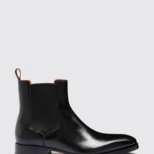 Santoni Black Boot for men