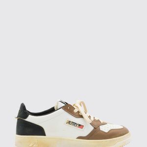 Autry Medalist Low Super Vintage Calfskin Sneakers With Worn Effect for men