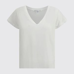 James Perse White Basic Cotton T-Shirt