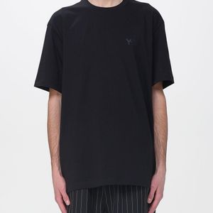 Y-3 Black Basic Cotton T-Shirt for men