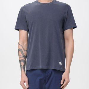 Fay Blue Basic Cotton T-Shirt for men