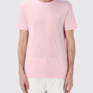Polo Ralph Lauren Pink Pony Logo Cotton T-Shirt for men