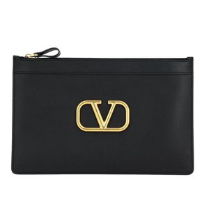 Valentino コレクション ブラック Vlogo ポーチ
