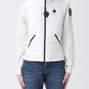 Blauer Blue Padded Down Jacket With Zip