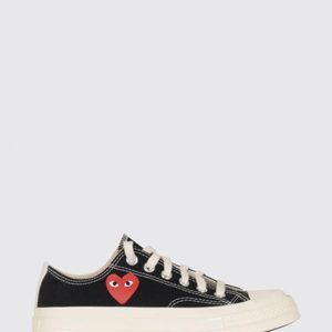 COMME DES GARÇONS PLAY White Canvas Sneakers for men