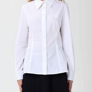 Burberry White Poplin Shirt
