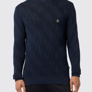 Billionaire Blue Silk And Cotton Crewneck Sweater for men
