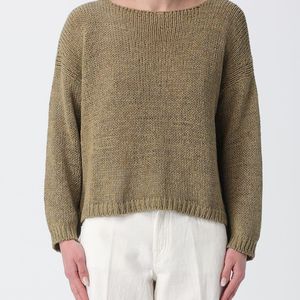 Roberto Collina Natural Cotton Blend Crew-Neck Sweater