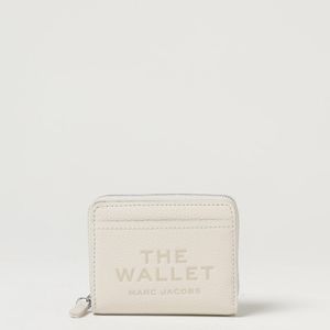 Marc Jacobs Natural Mini Compact Leather Wallet