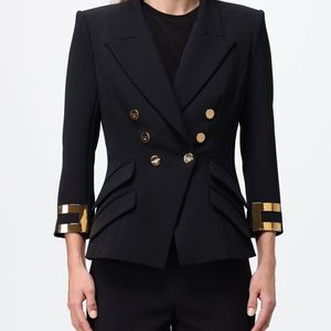 Elisabetta Franchi Black Jacket