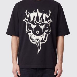 Y-3 Black Cotton T-Shirt With Graphic Print And Short Sleeves for men