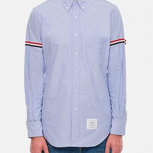 Thom Browne Blue Classic Cotton Shirt for men