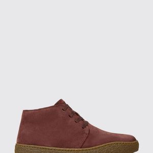 Camper Brown Peu Terreno Suede Ankle Boots for men