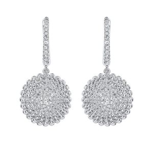 Diana M Fine Jewelry 14k White Gold 0.35 Ct. Tw. Diamond Earrings