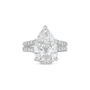 Diana M White Diana M. 18K 7.50 Ct. Tw. Lab-Grown Diamond Split Shank Ring