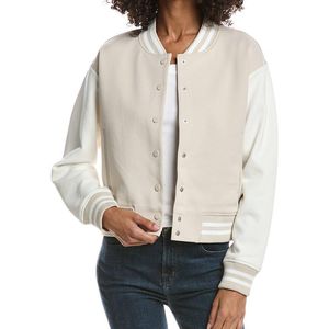 Bernardo Natural Ponte Varsity Jacket