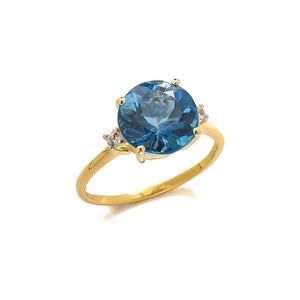 TIRAMISU Blue 10K 3.90 Ct. Tw. Gemstone Ring
