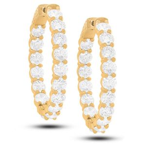 Diana M Metallic Fine Jewelry 18k 8.55 Ct. Tw. Diamond Earrings