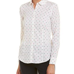 Brooks Brothers White 1818 Top