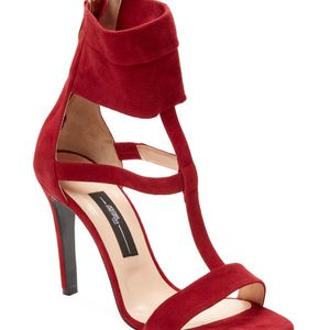Jérôme Dreyfuss Red Leather Beatriice Sandals