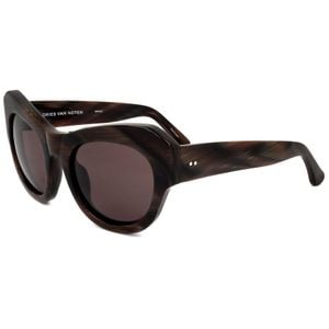 Linda Farrow Black Dries Van Noten By Linda Farrow Dvn99 53Mm Sunglasses