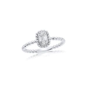 Diana M Metallic Fine Jewelry 14k 0.15 Ct. Tw. Diamond Ring