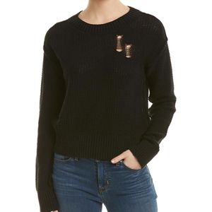 n:PHILANTHROPY Black Nphilanthropy Deconstructed Sweater