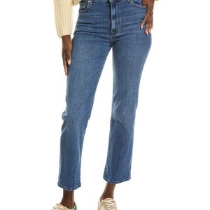 FRAME Blue Le Sleek Marsa Straight Jean