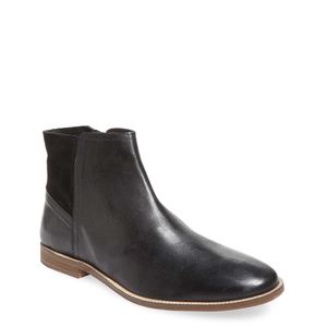 Ben Sherman Black Round-toe Leather Boot for men