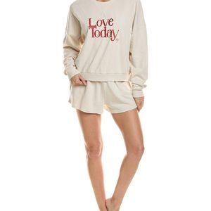 Honeydew Intimates Natural 2Pc Weekend Club Shortie Set