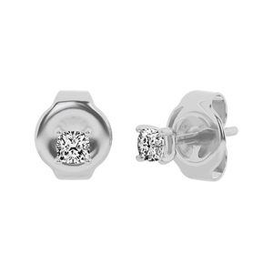 Lab Grown Diamonds Metallic 14k 0.25 Ct. Tw. Lab Grown Diamond Studs