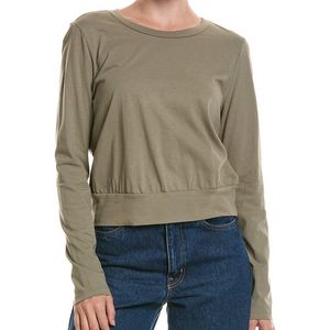 Michael Stars Grey Yuri Crop T-shirt