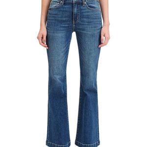 Daze Denim Blue The Heartbreaker Influencer Mid Rise Flare Jean