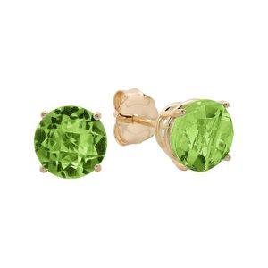 MaxColor Green 10k 1.70 Ct. Tw. Peridot Studs