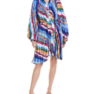 Beulah London Blue Mini Dress