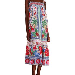 Farm Rio Red Maxi Dress