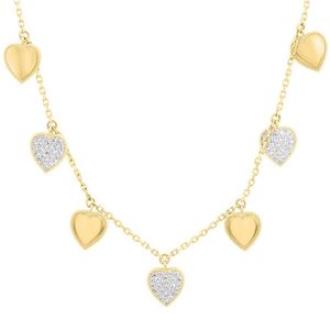 Effy Fine Jewelry Metallic 14k 0.25 Ct. Tw. Diamond Necklace