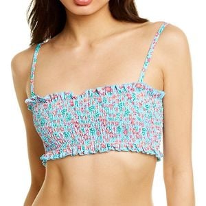 Solid & Striped Blue Top