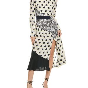 Stella McCartney White Amora Silk Maxi Dress