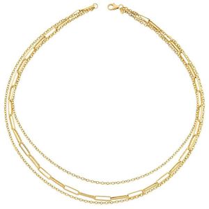 Liv Oliver Metallic 18k Plated Necklace