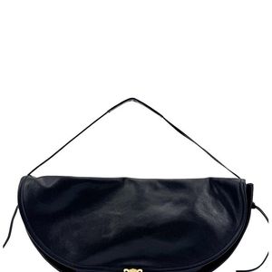 Céline Blue Calfskin Triomphe Soft Crossbody (Authentic Pre-Loved)