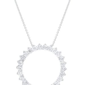 Diana M White Fine Jewelry 14k 1.30 Ct. Tw. Diamond Pendant Necklace