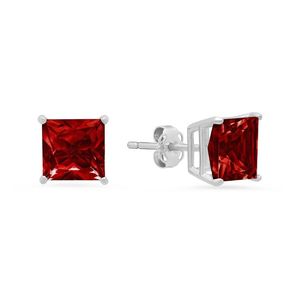MaxColor Red 14k 3.30 Ct. Tw. Garnet Studs