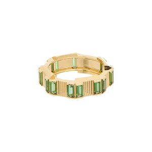 Gucci White 18K Tourmalines Ring