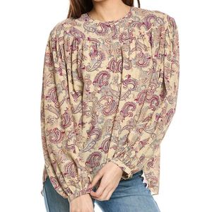 Isabel Marant Natural Isabel Marant E'Toile Banessa Silk Blouse