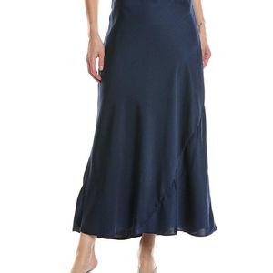 Nia Blue Penny Midi Skirt