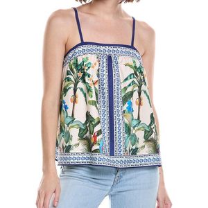 To My Lovers Blue Printed Top
