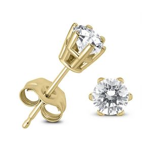 Diamond Select Cuts Metallic 14k 0.50 Ct. Tw. Diamond Earrings