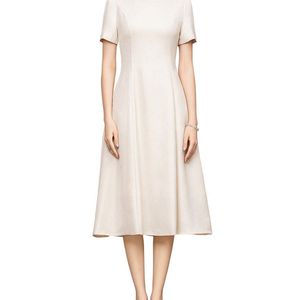 Amanda Royal Natural Midi Dress
