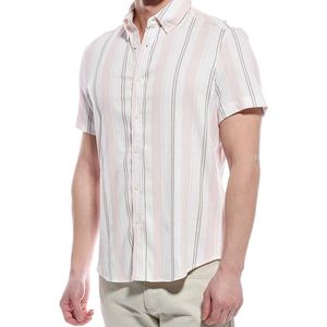 Report Collection White Seersucker Shirt for men